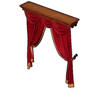 Antique Curtain building icon