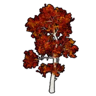 Faux Crimson Foliage C building icon