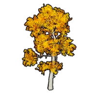 Faux Golden Foliage C building icon