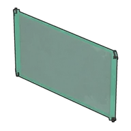 Glass Diagonal Wall building icon