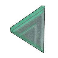 Glass Slanted Triangular Roof building icon