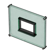 Glass Wall and Window building icon