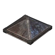 Metal Pyramid Roof building icon