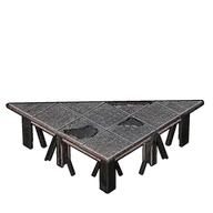 Metal Triangular Foundation building icon