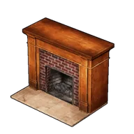 Brick Fireplace building icon