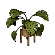 Houseplant building icon