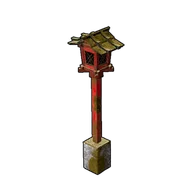 Red Wooden Lantern building icon