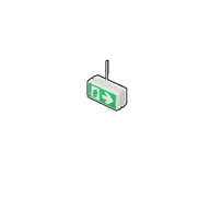 Emergency Exit Ceiling Sign building icon
