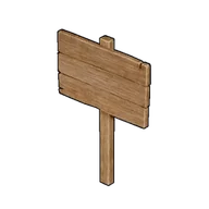 Sign building icon