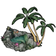 High Quality Hot Spring building icon