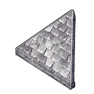 Stone Slanted Triangular Roof building icon