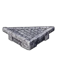 Stone Triangular Foundation building icon