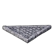 Stone Triangular Roof building icon