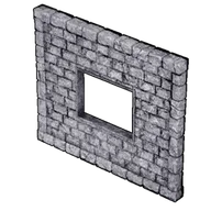 Stone Wall and Window building icon