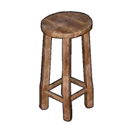 Wooden Bar Stool building icon