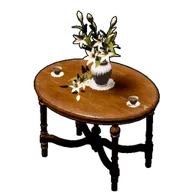 Antique Round Table building icon
