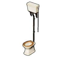Antique Toilet building icon