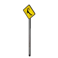 Beware of Eikthyrdeer Sign building icon