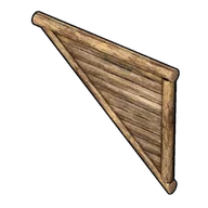 Wooden Triangular Wall (Inverted) building icon