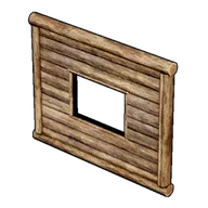 Wooden Wall and Window building icon