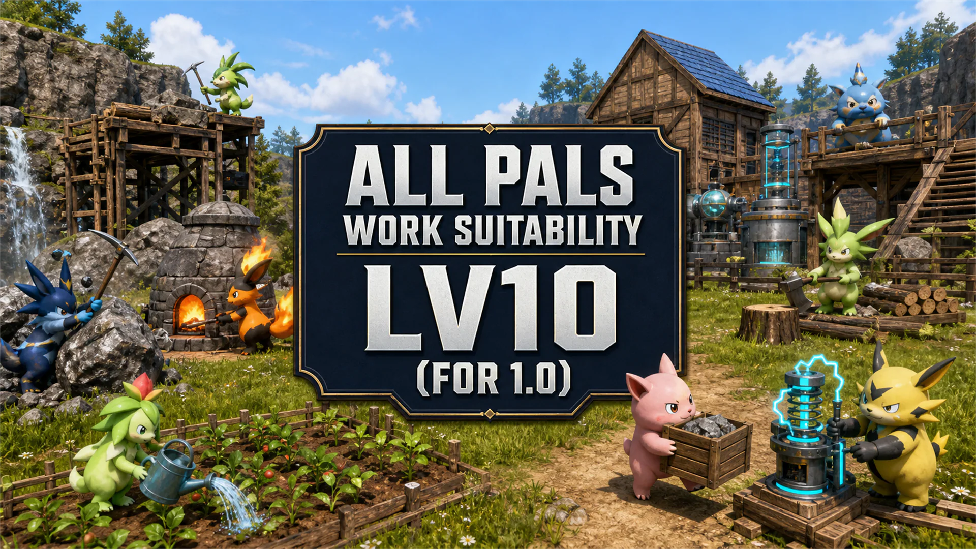 All Pals Work Suitability LV10 (for 1.0) — creator image by vanveen
