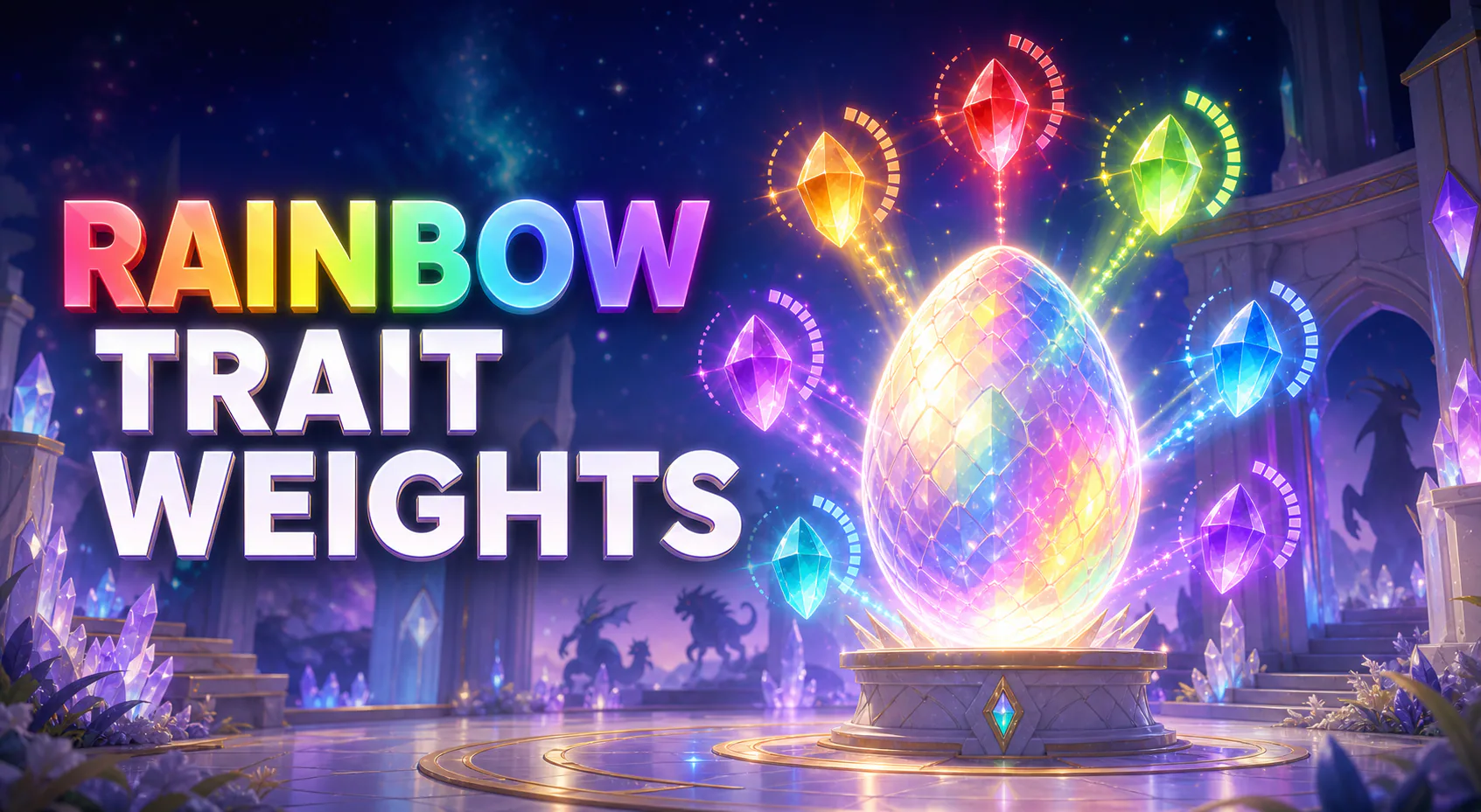 Rainbow Trait Weights — creator image by telani