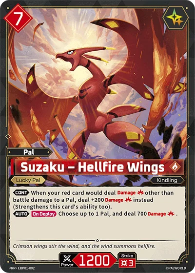 Suzaku – Hellfire Wings card