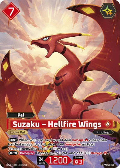 Suzaku – Hellfire Wings card