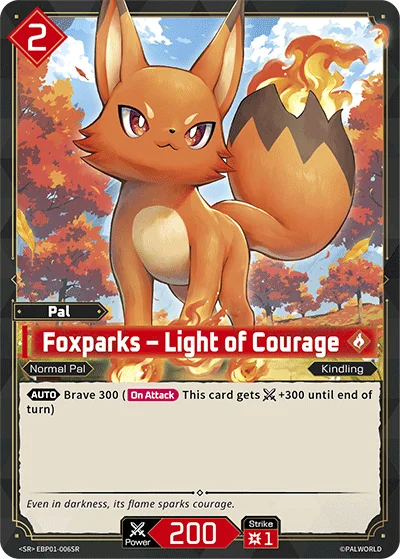 Foxparks – Light of Courage card