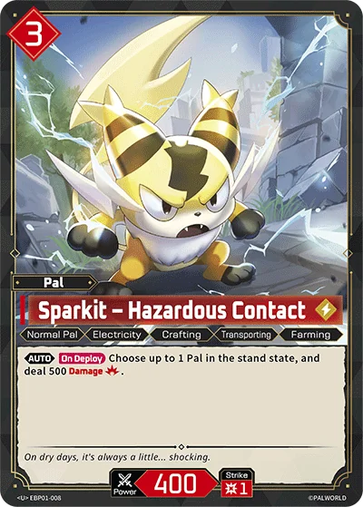 Sparkit – Hazardous Contact card