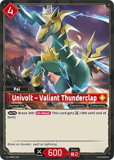Univolt – Valiant Thunderclap card