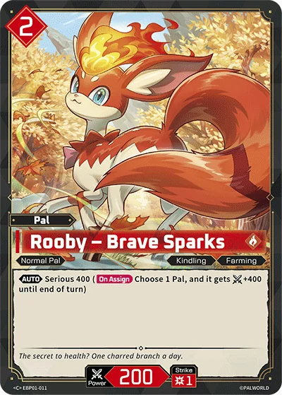 Rooby – Brave Sparks card