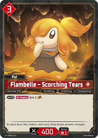 Flambelle – Scorching Tears card