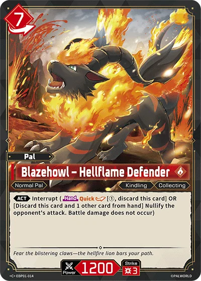 Blazehowl – Hellflame Defender card