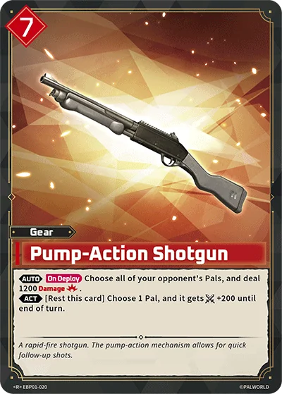 Pump-Action Shotgun card