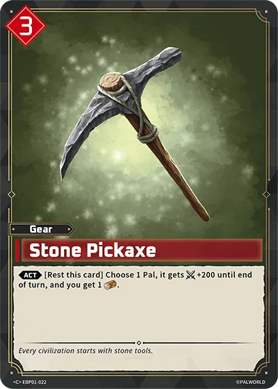 Stone Pickaxe card