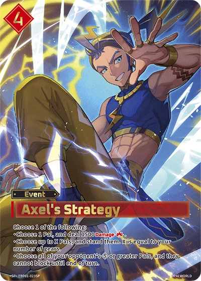 Axel's Strategy card