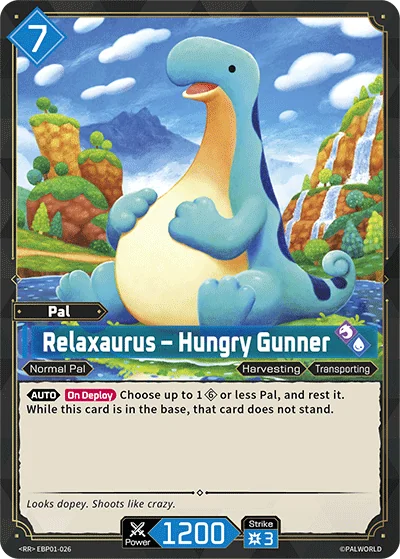 Relaxaurus – Hungry Gunner card