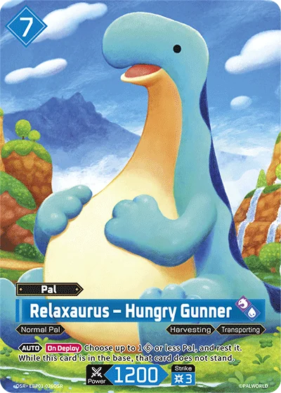 Relaxaurus – Hungry Gunner card