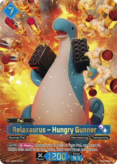 Relaxaurus – Hungry Gunner card
