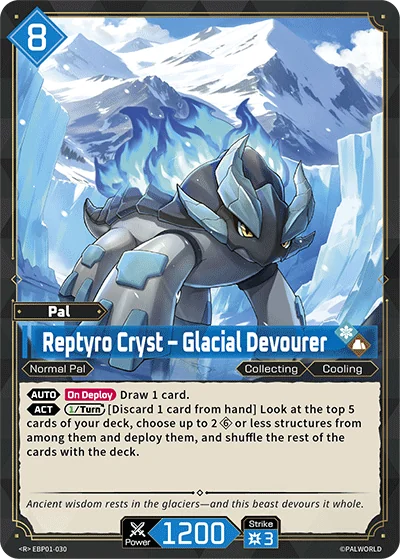 Reptyro Cryst – Glacial Devourer card