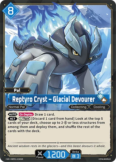 Reptyro Cryst – Glacial Devourer card