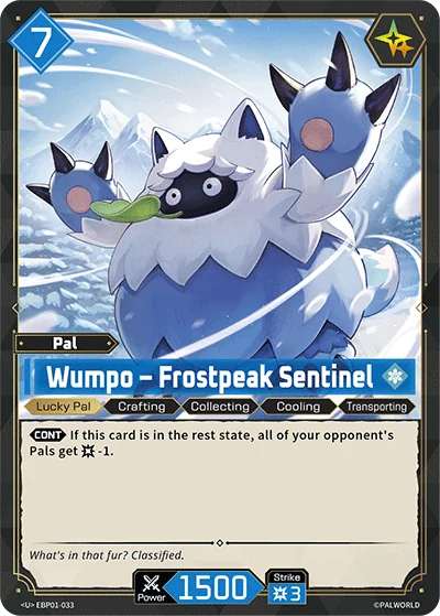 Wumpo – Frostpeak Sentinel card