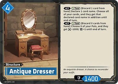 Antique Dresser card