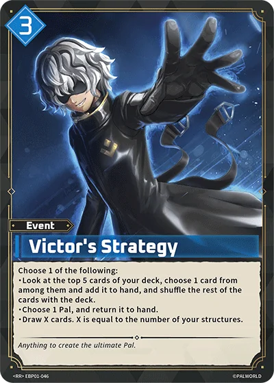 Victor's Strategy card