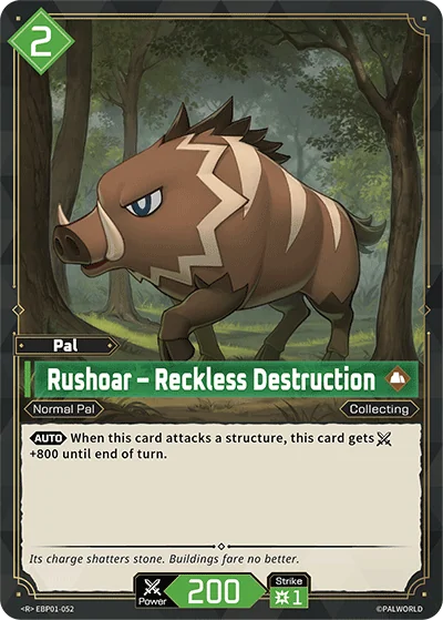 Rushoar – Reckless Destruction card