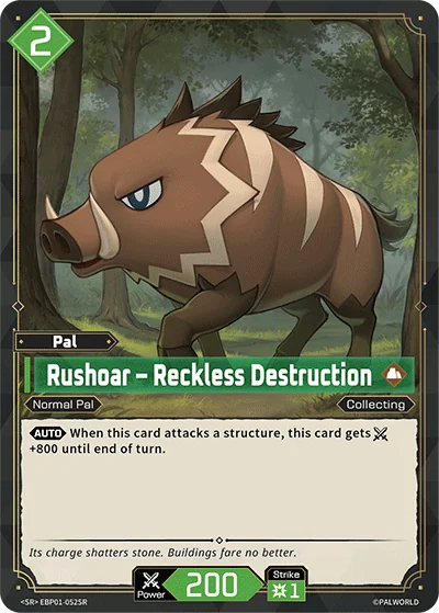 Rushoar – Reckless Destruction card