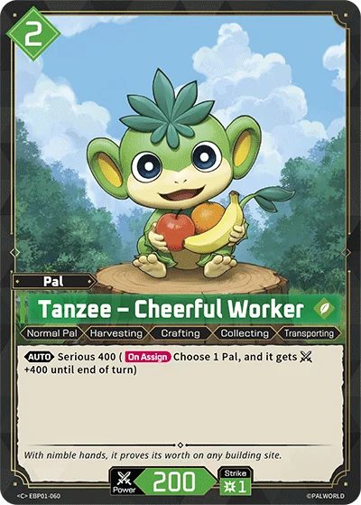 Tanzee – Cheerful Worker card