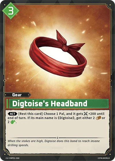 Digtoise's Headband card