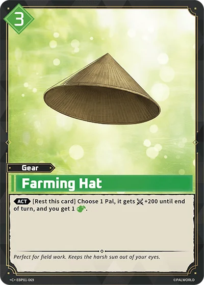 Farming Hat card